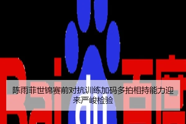 陈雨菲世锦赛前对抗训练加码多拍相持能力迎来严峻检验
